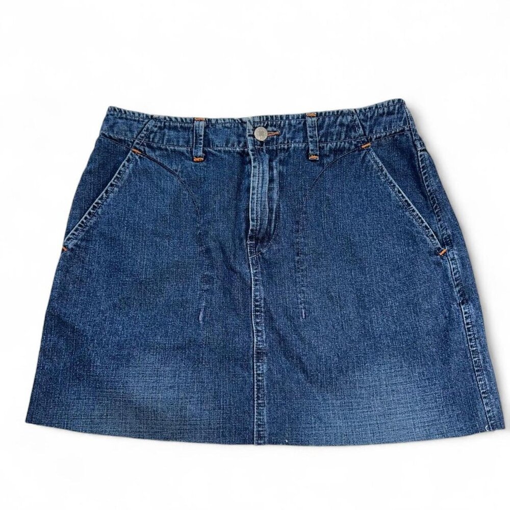 Vintage lucky brand mini denim skirt